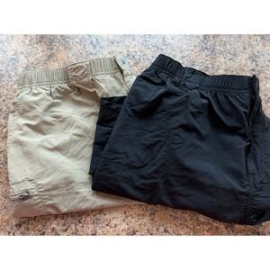 Women's Columbia Cargo Shorts Set of 2 Brown and Tan Size 1X